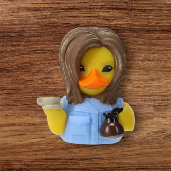 NIB Tubbz Mini Friends Set: Rachel Green, Phoebe Buffay, And Chandler Bing Ducks - Picture 4 of 16